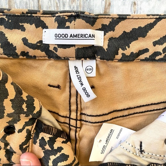 GOOD AMERICAN Zebra Print Jean - Size 8/29 - Picture 3 of 13